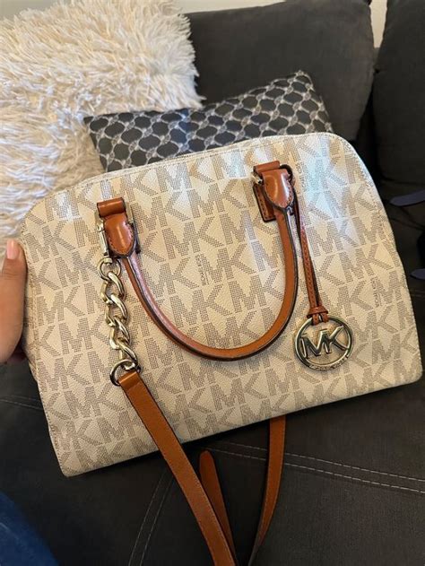 michael kors tasche creme